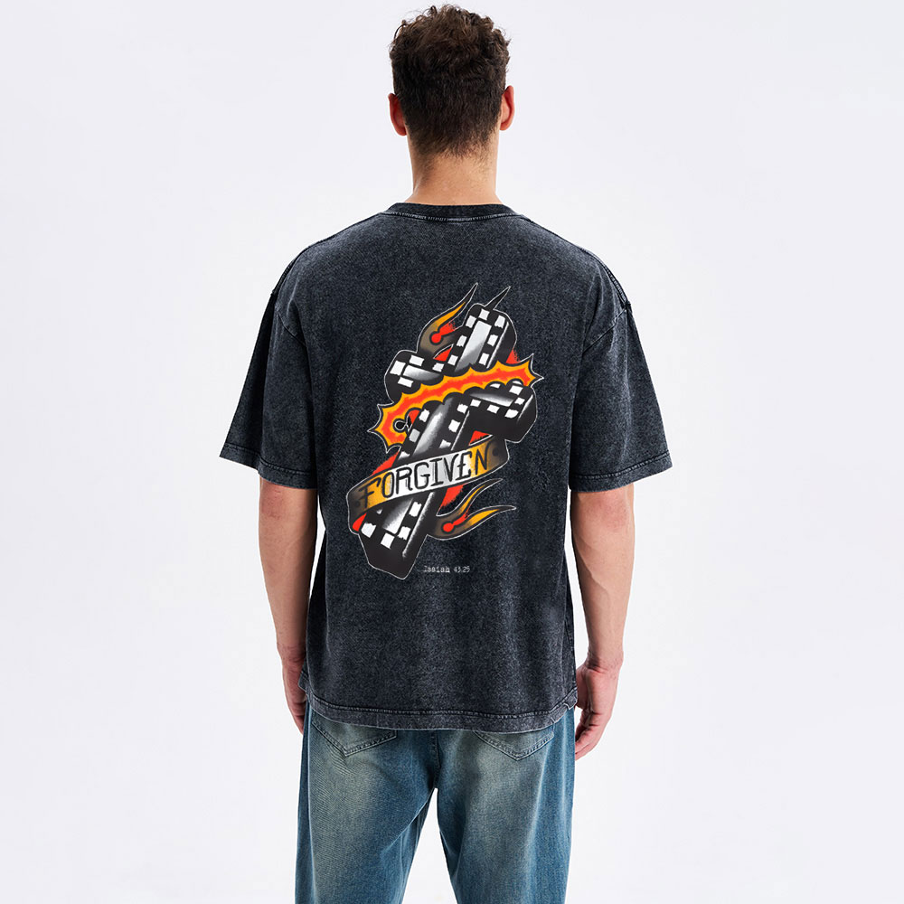 Forgiven Christian Washed T-Shirt