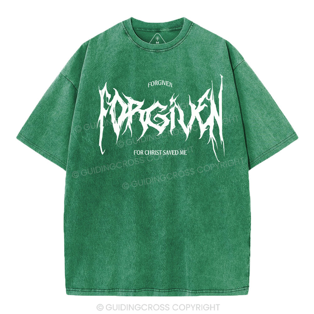 Forgiven Christian Washed T-Shirt