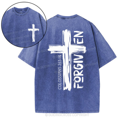 Forgiven Christian Washed T-Shirt