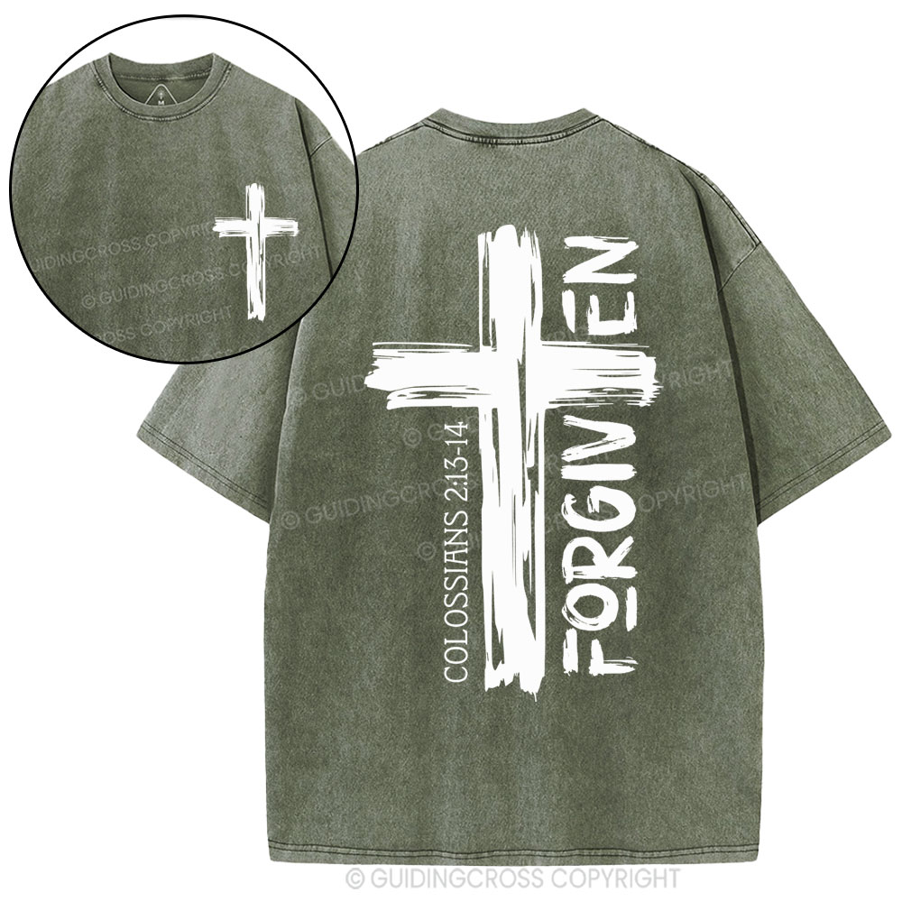 Forgiven Christian Washed T-Shirt