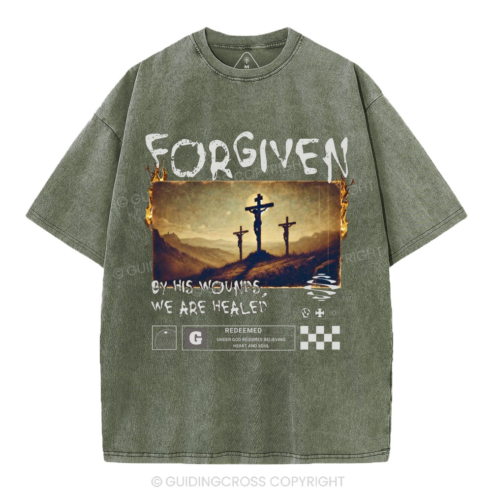 Forgiven Christian Washed T-Shirt