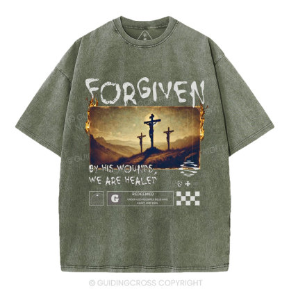 Forgiven Christian Washed T-Shirt
