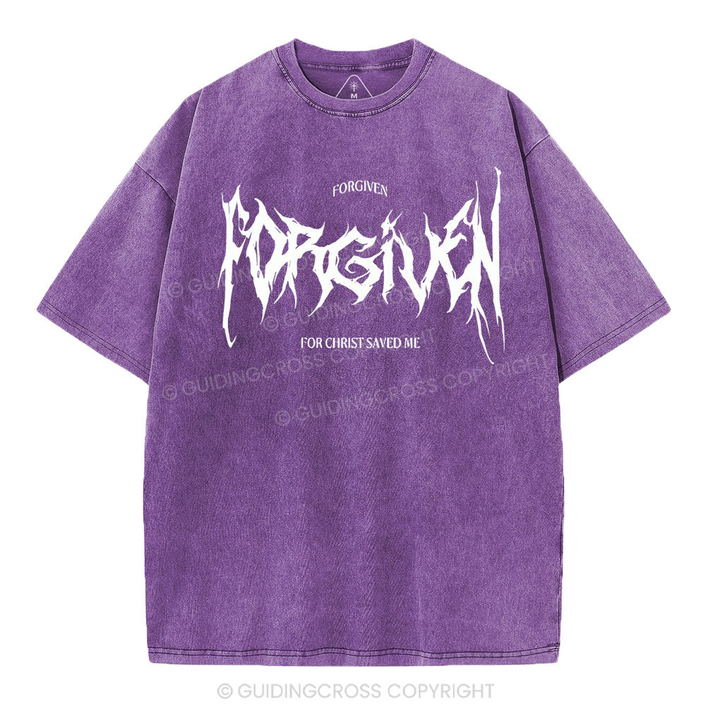 Forgiven Christian Washed T-Shirt