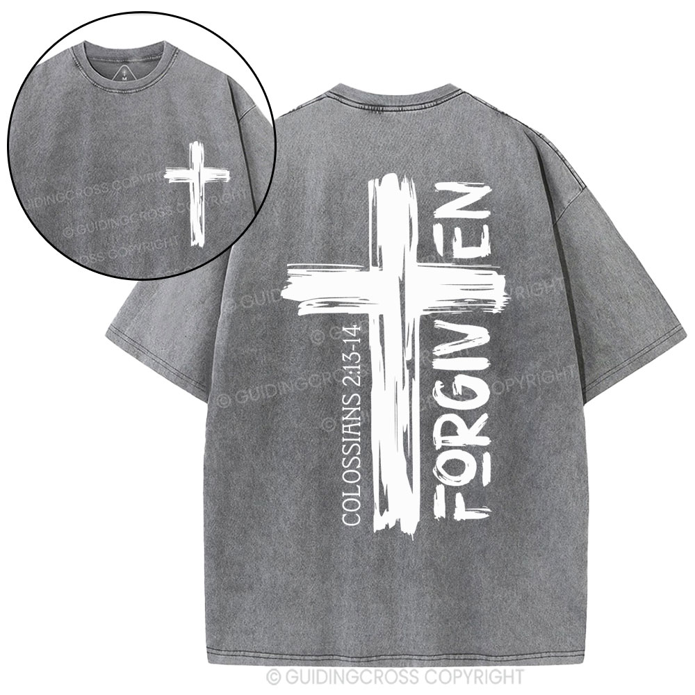 Forgiven Christian Washed T-Shirt