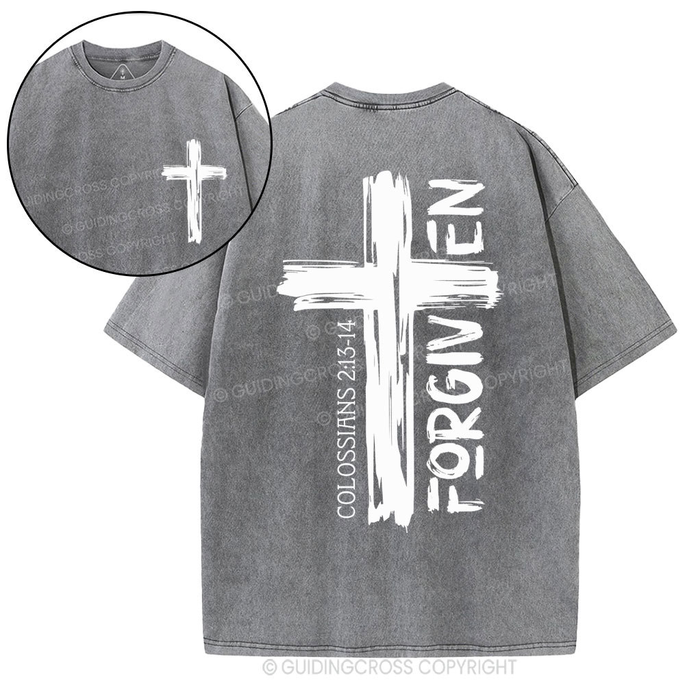 Forgiven Christian Washed T-Shirt