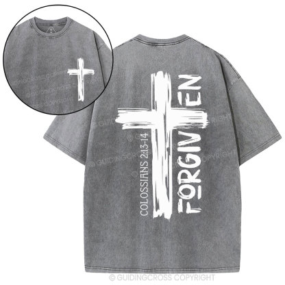 Forgiven Christian Washed T-Shirt