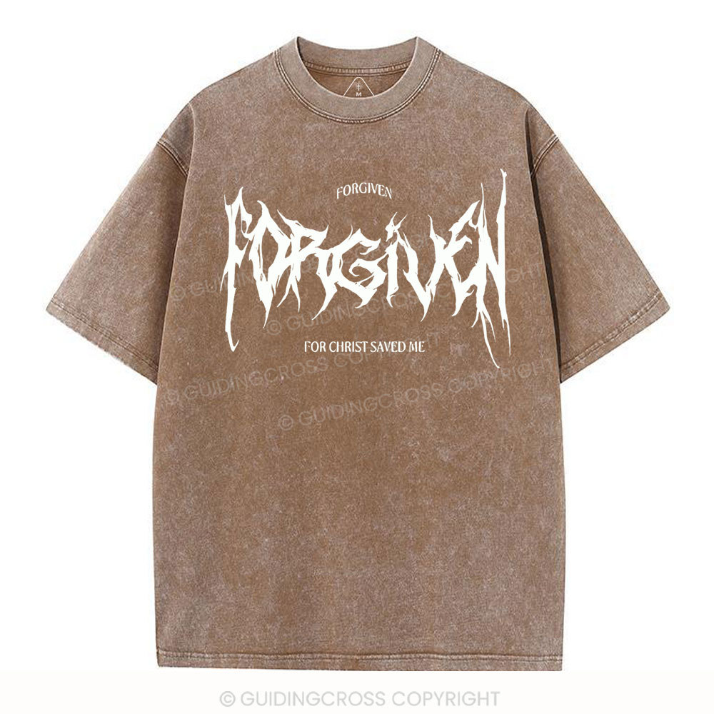 Forgiven Christian Washed T-Shirt
