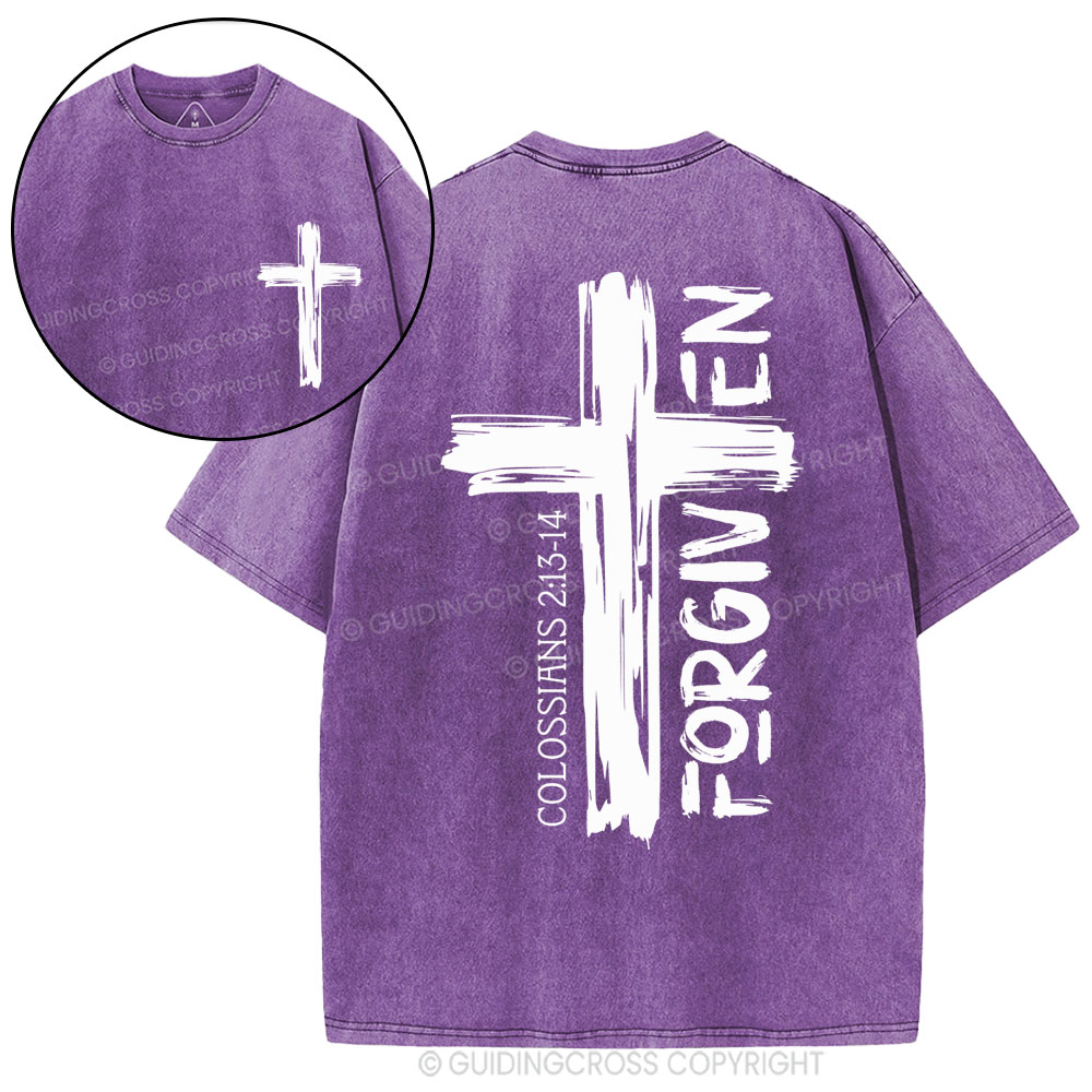 Forgiven Christian Washed T-Shirt
