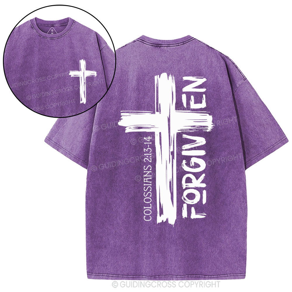 Forgiven Christian Washed T-Shirt