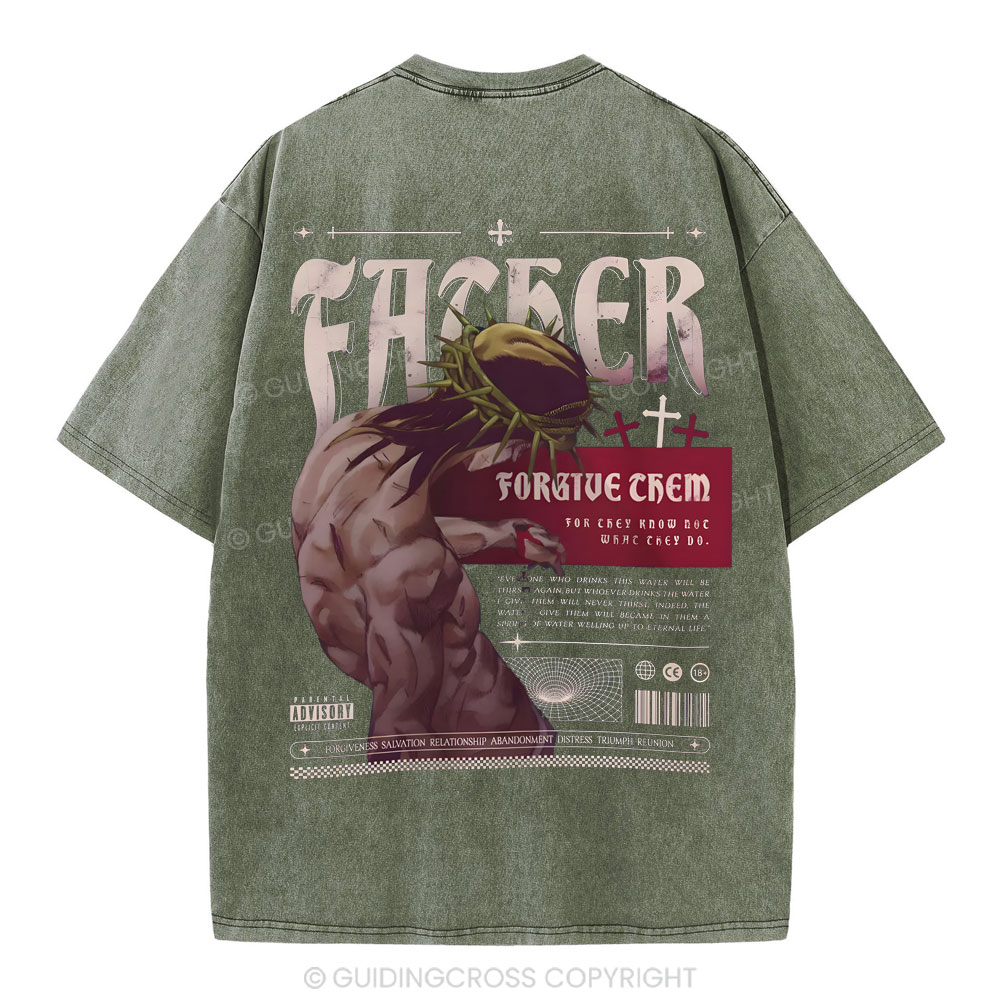 Forgiven Christian Washed T-Shirt