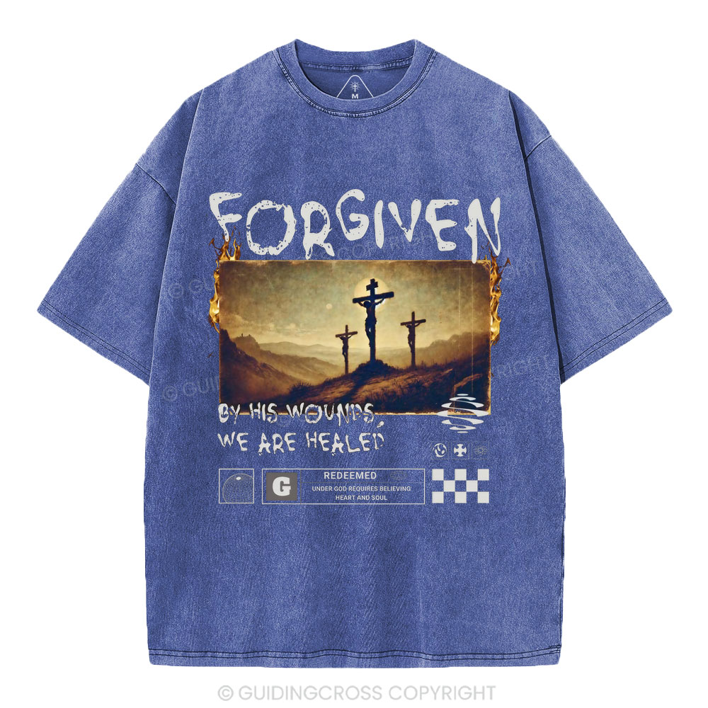 Forgiven Christian Washed T-Shirt