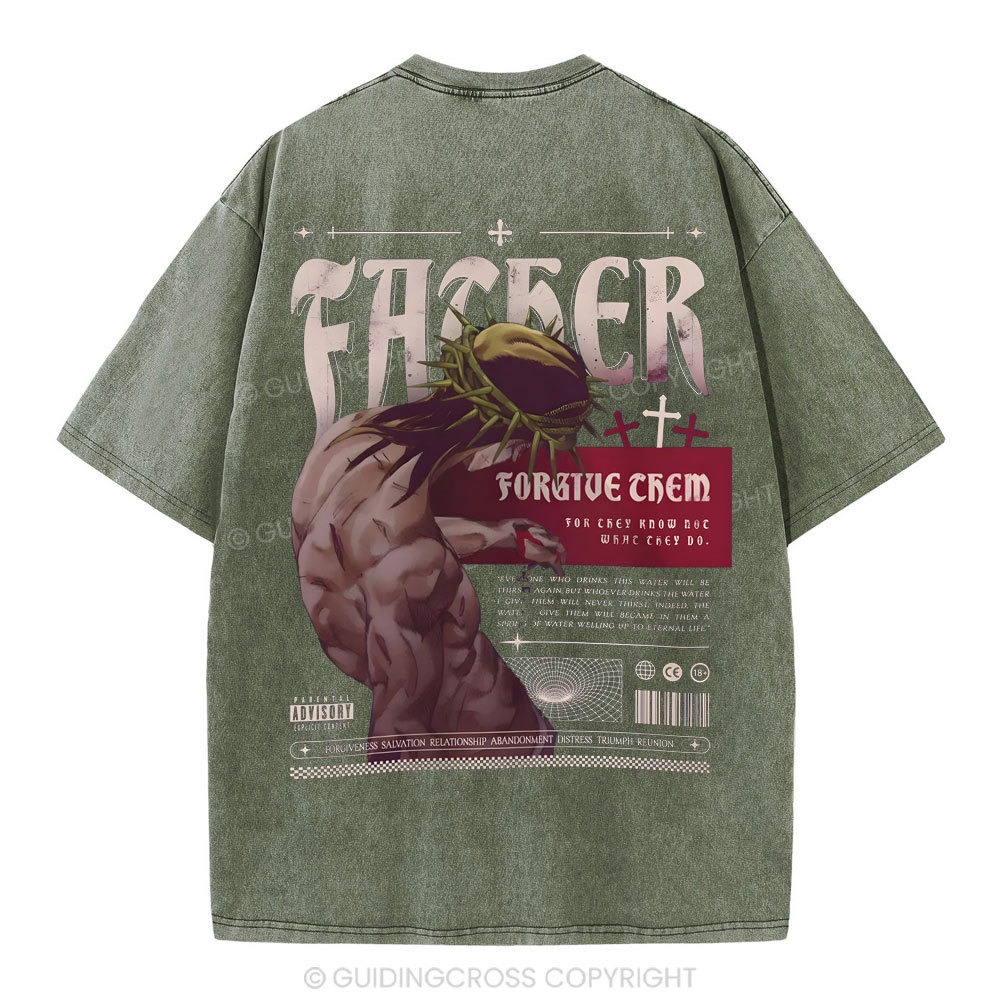 Forgiven Christian Washed T-Shirt