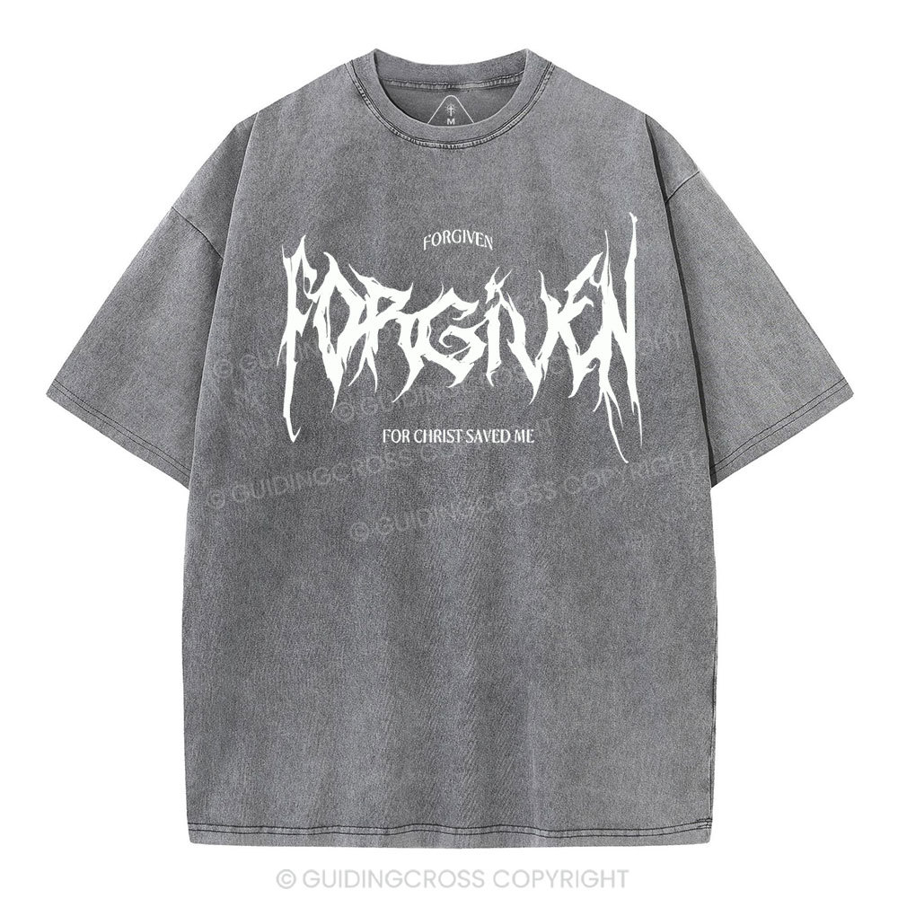 Forgiven Christian Washed T-Shirt