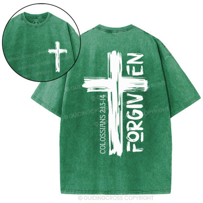 Forgiven Christian Washed T-Shirt