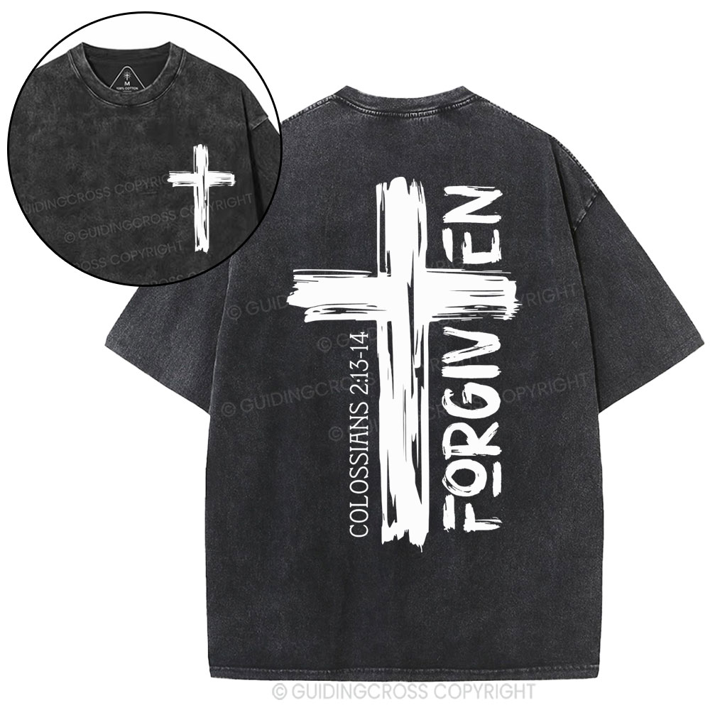 Forgiven Christian Washed T-Shirt