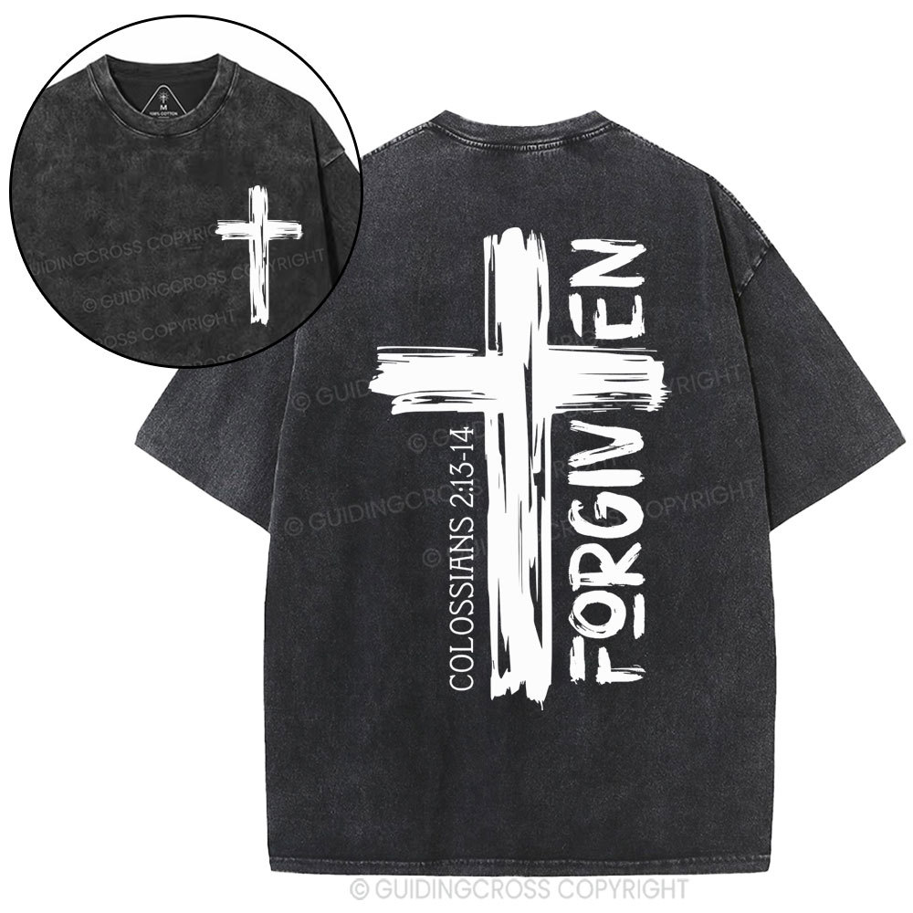 Forgiven Christian Washed T-Shirt