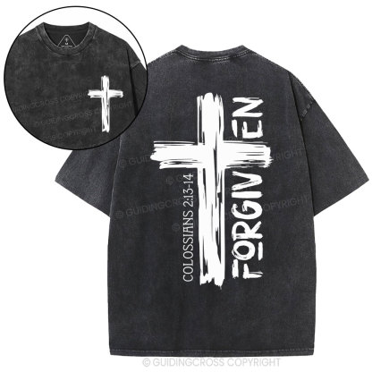 Forgiven Christian Washed T-Shirt