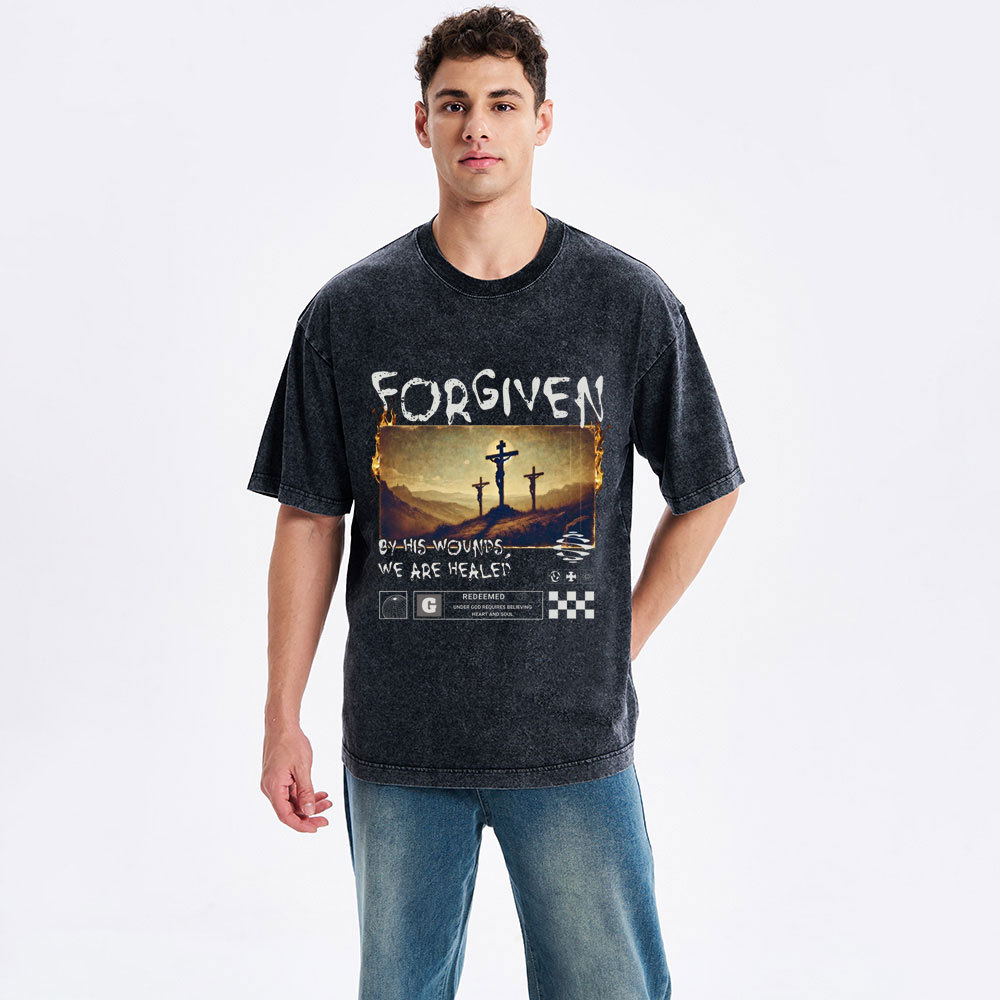 Forgiven Christian Washed T-Shirt