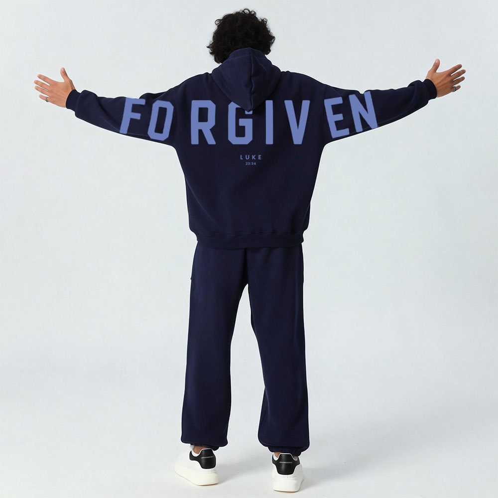 Forgiven Guidingcross Premium Christian Fleece Hoodie