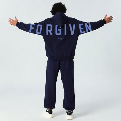 Forgiven Guidingcross Premium Christian Fleece Hoodie