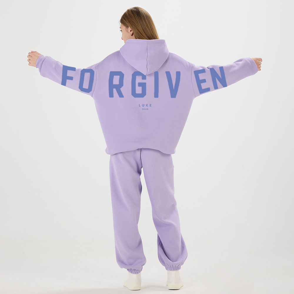 Forgiven Guidingcross Premium Christian Fleece Hoodie
