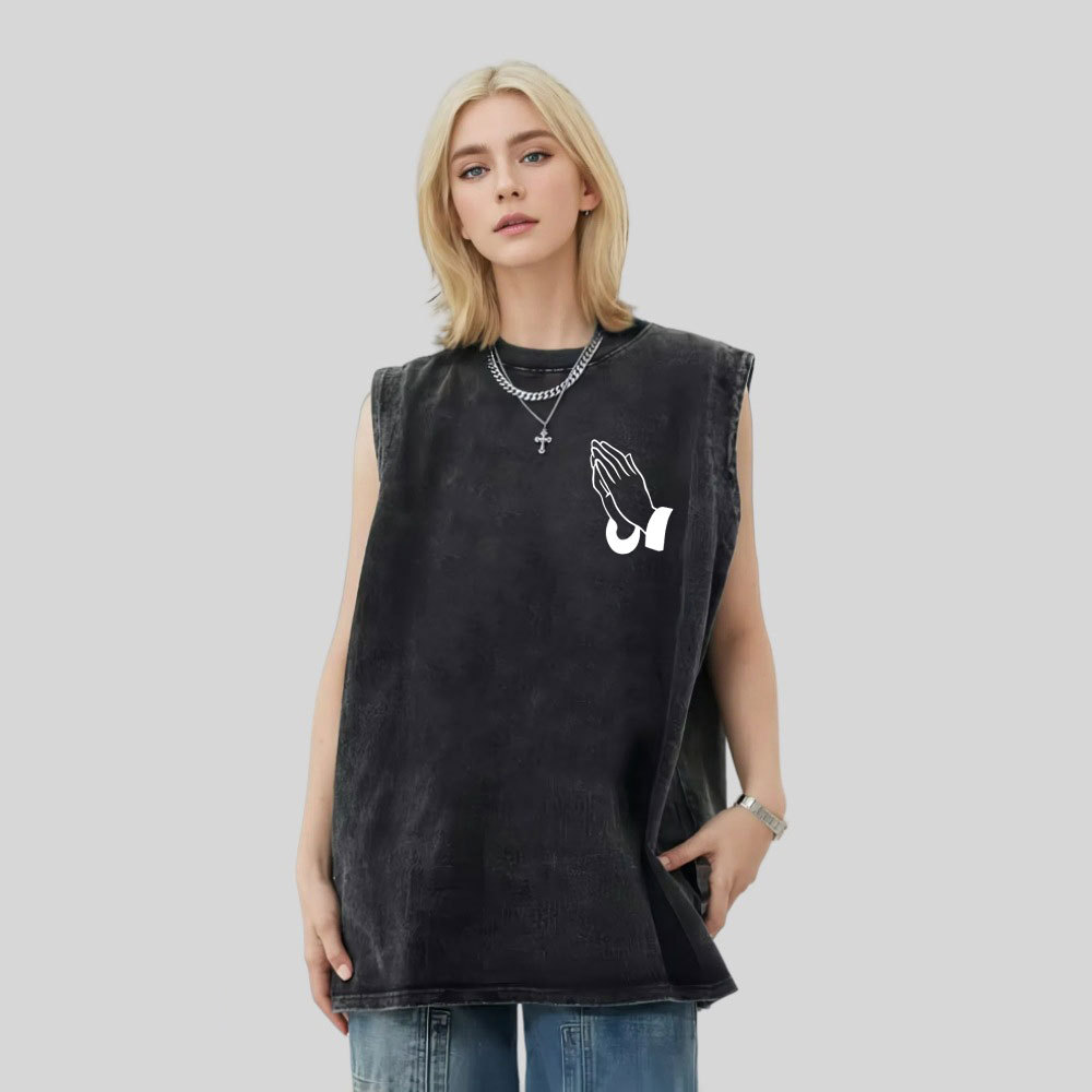 Forgiven Me Father Christian Washed Tank Top