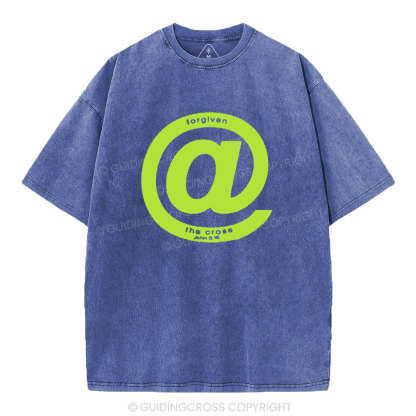 Forgiven The Cross Christian Washed T-Shirt