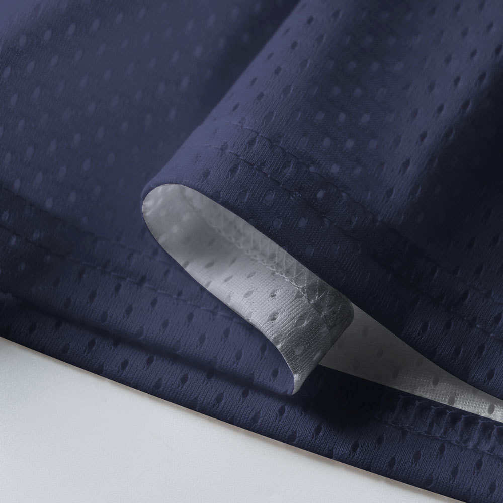 Fought For God Christian Navy Mesh Jersey