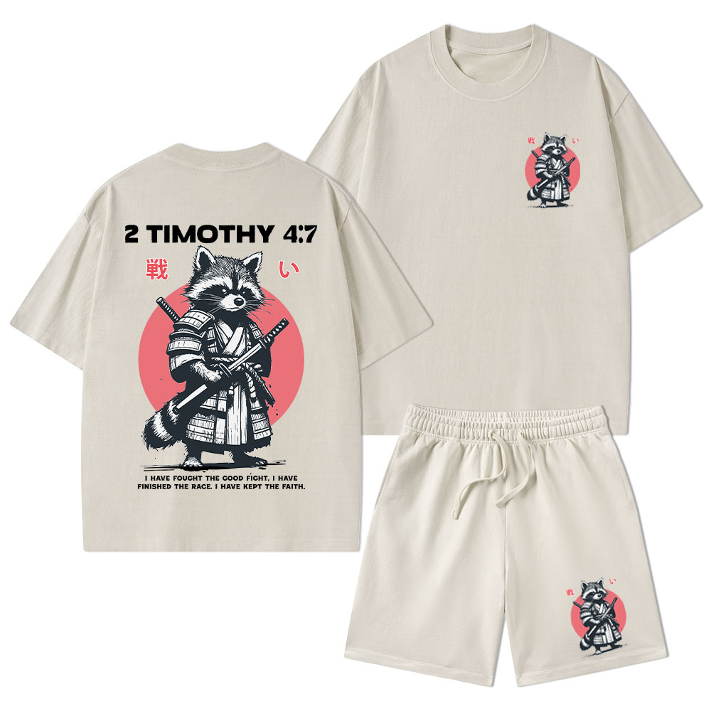 Sample Christian Washed T-Shirt & Shorts Sale - GuidingCross