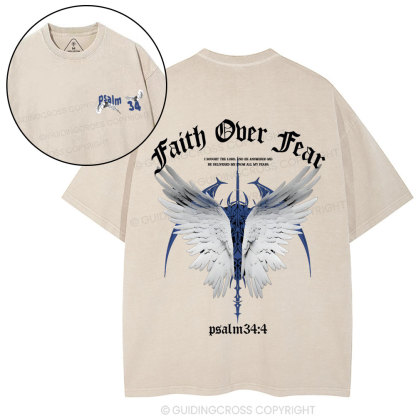 Free From Fear Christian Washed T-Shirt