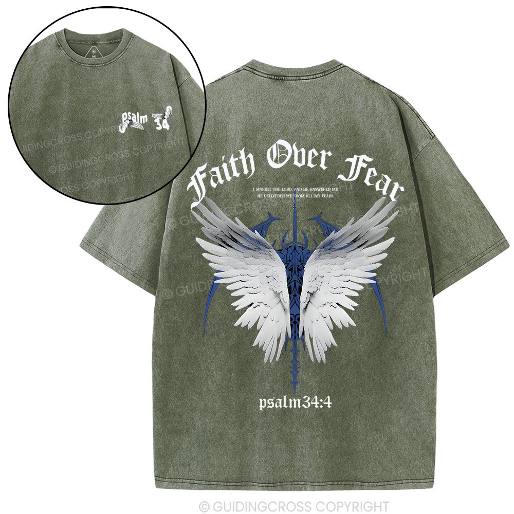 Free From Fear Christian Washed T-Shirt