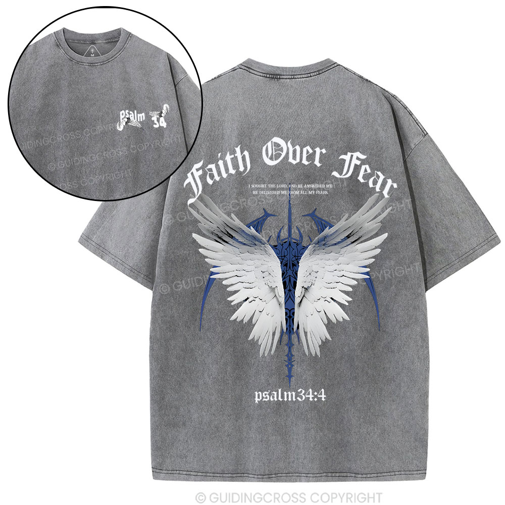 Free From Fear Christian Washed T-Shirt
