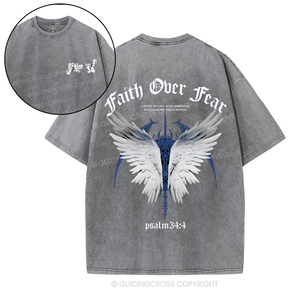 Free From Fear Christian Washed T-Shirt