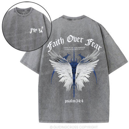 Free From Fear Christian Washed T-Shirt