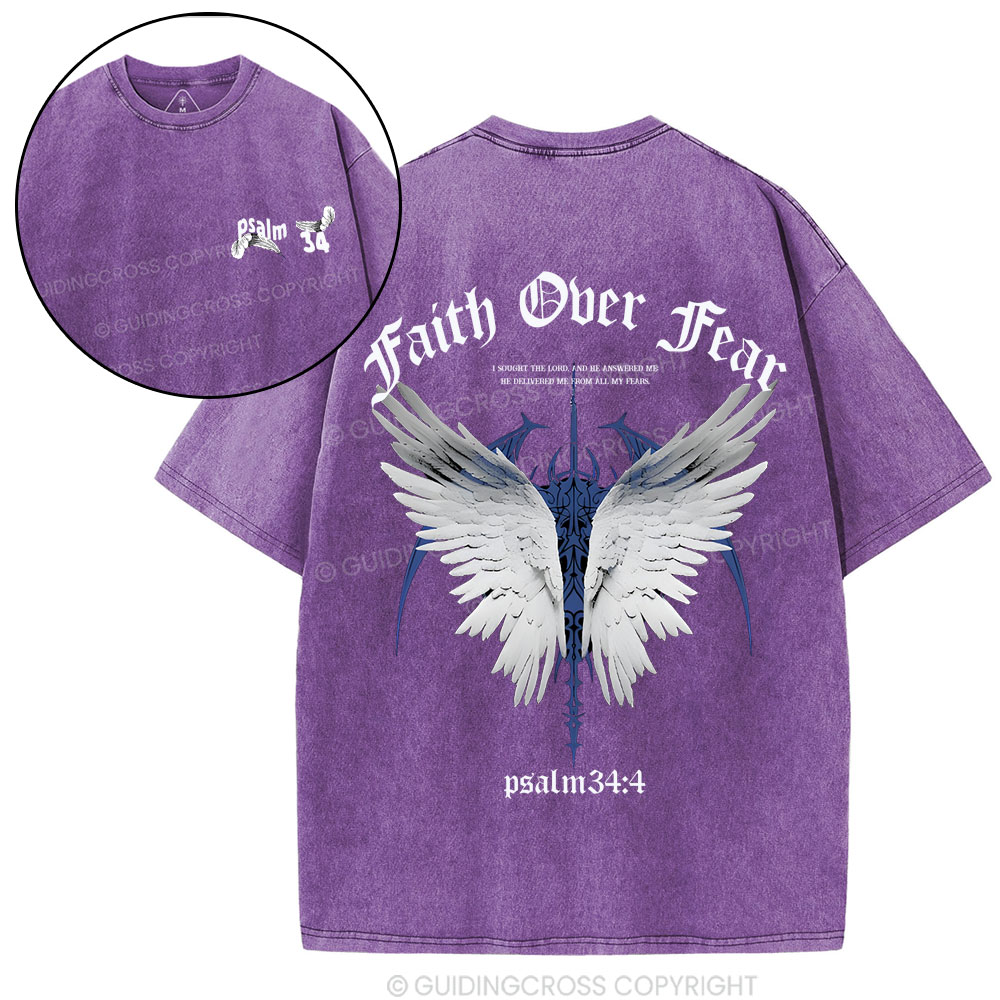 Free From Fear Christian Washed T-Shirt