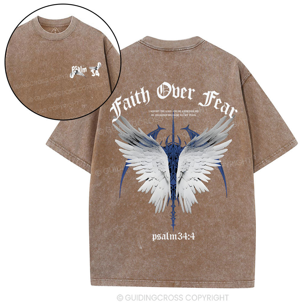 Free From Fear Christian Washed T-Shirt