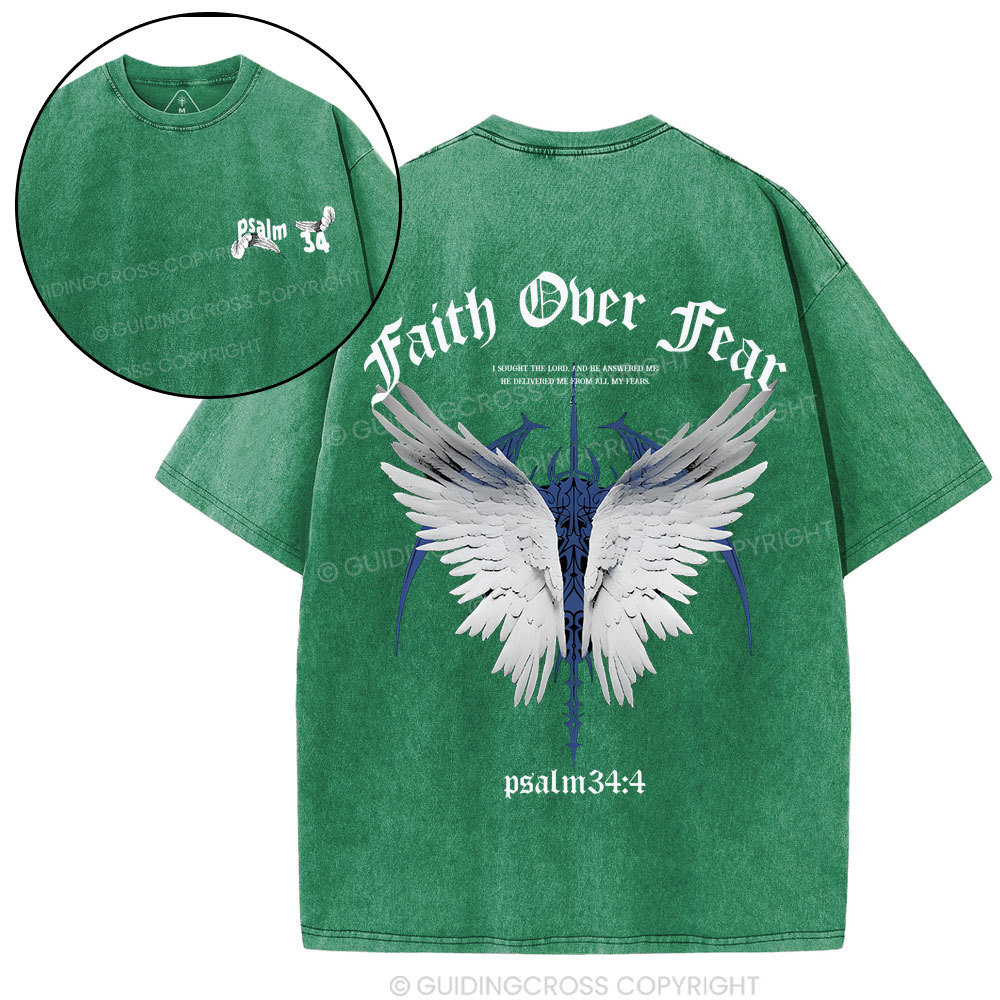 Free From Fear Christian Washed T-Shirt