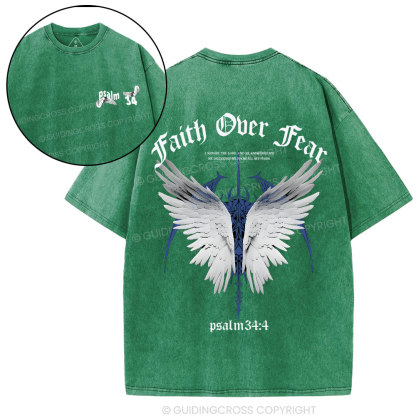 Free From Fear Christian Washed T-Shirt