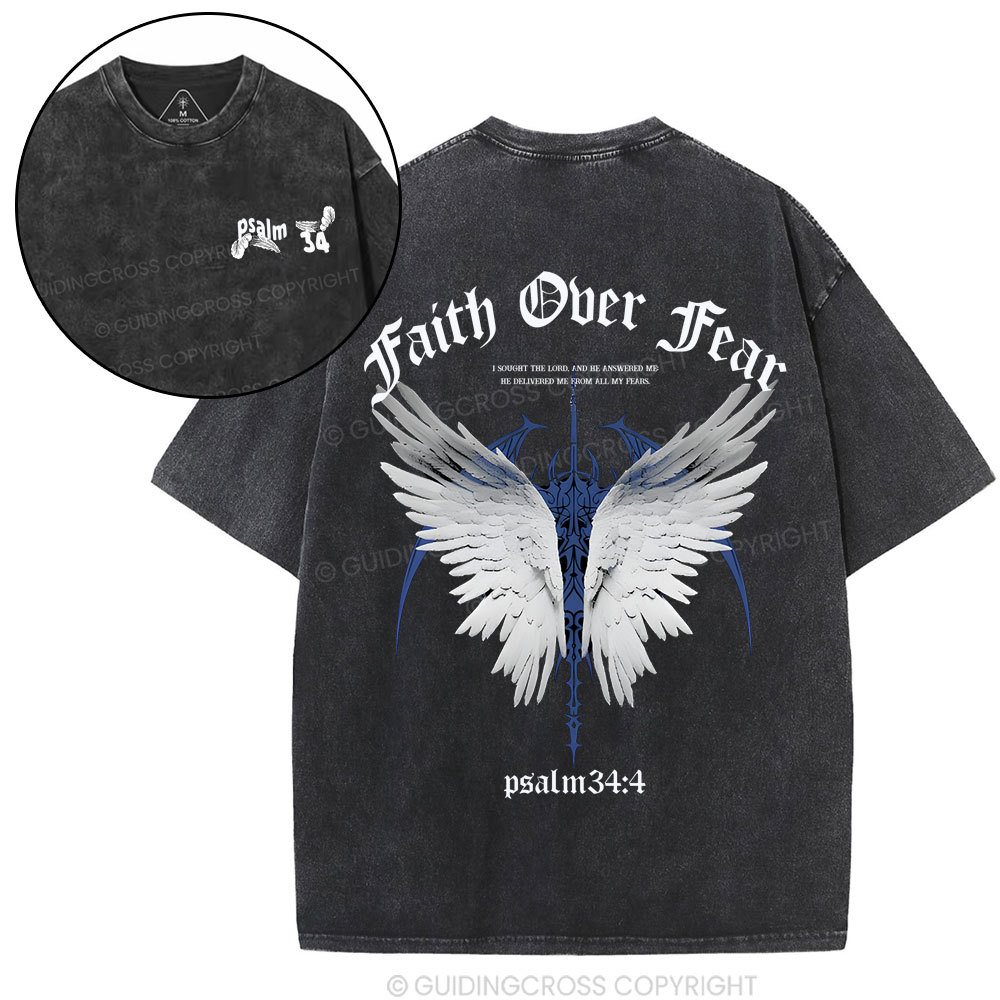 Free From Fear Christian Washed T-Shirt