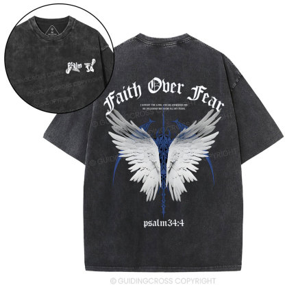 Free From Fear Christian Washed T-Shirt