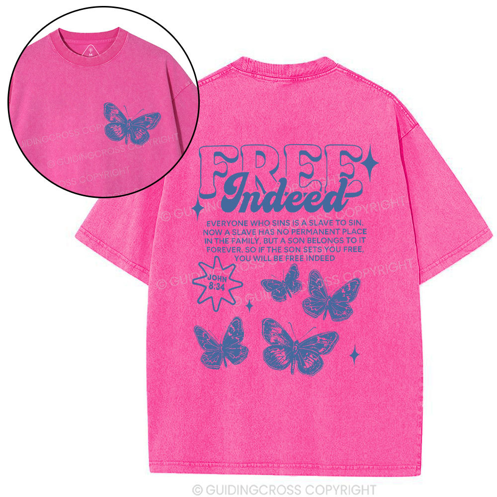 You Will Be Free Indeed washed T-Shirt