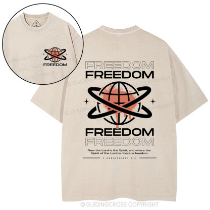 Freedom Christian Washed T-Shirt