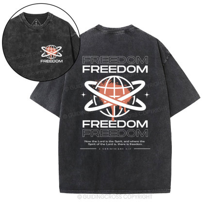 Freedom Christian Washed T-Shirt