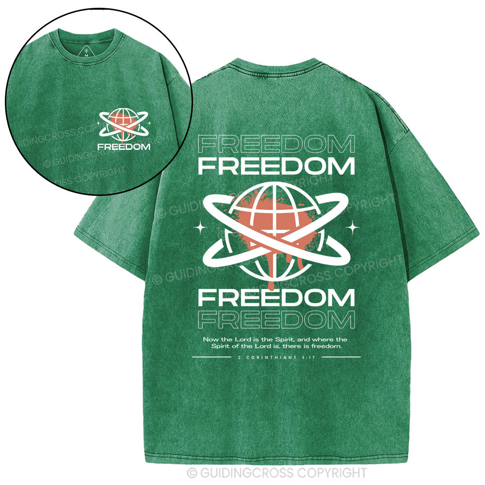 Freedom Christian Washed T-Shirt