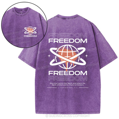 Freedom Christian Washed T-Shirt