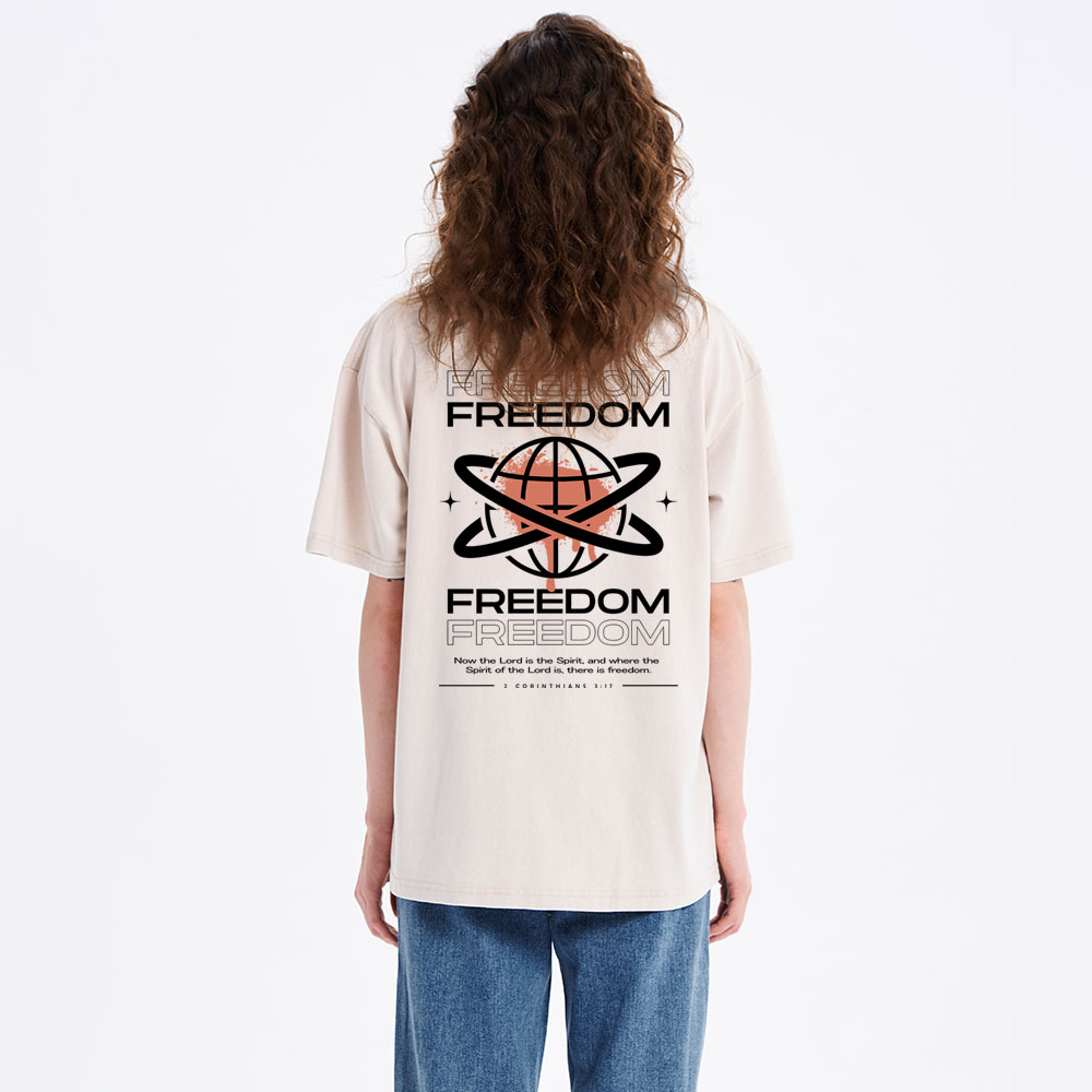Freedom Christian Washed T-Shirt