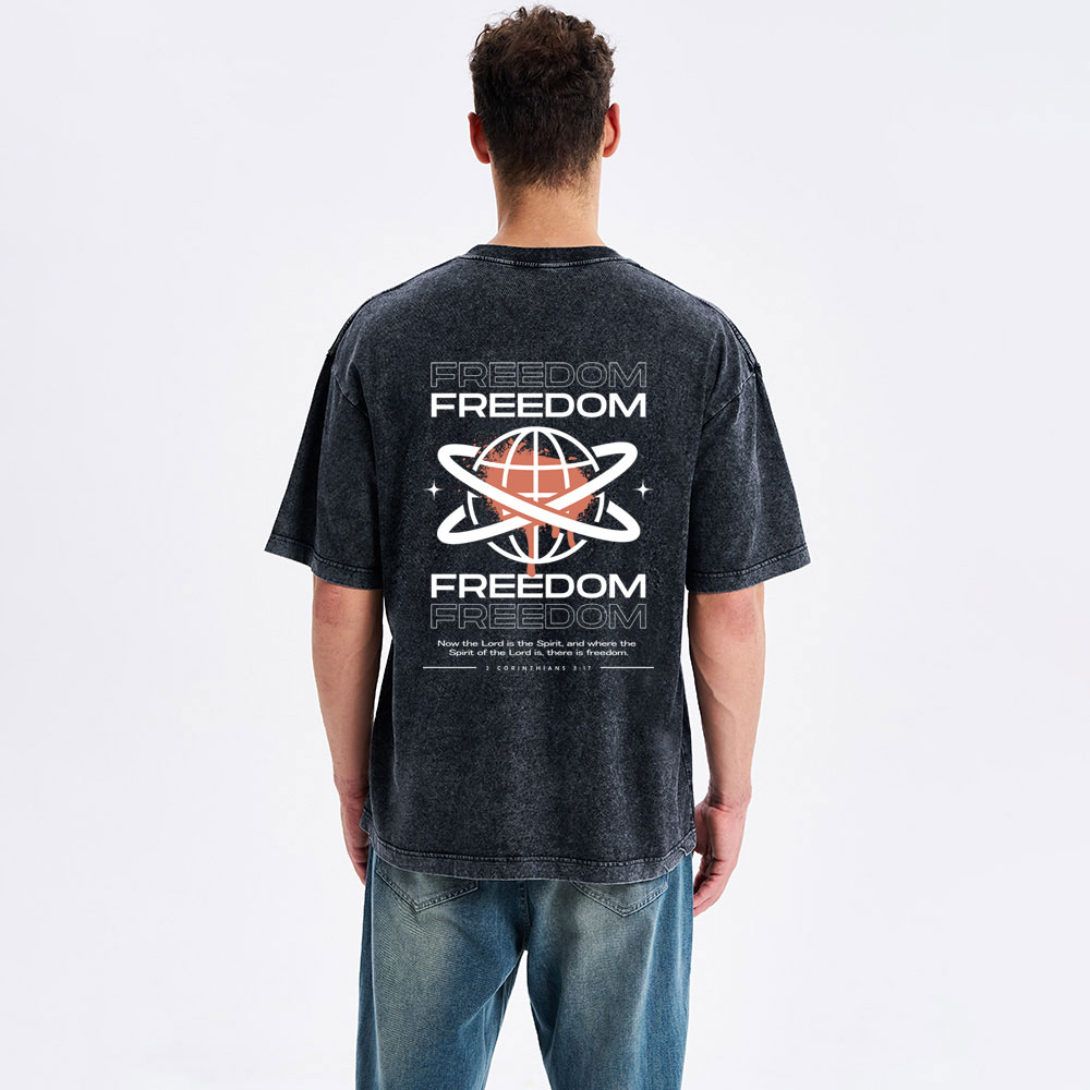 Freedom Christian Washed T-Shirt