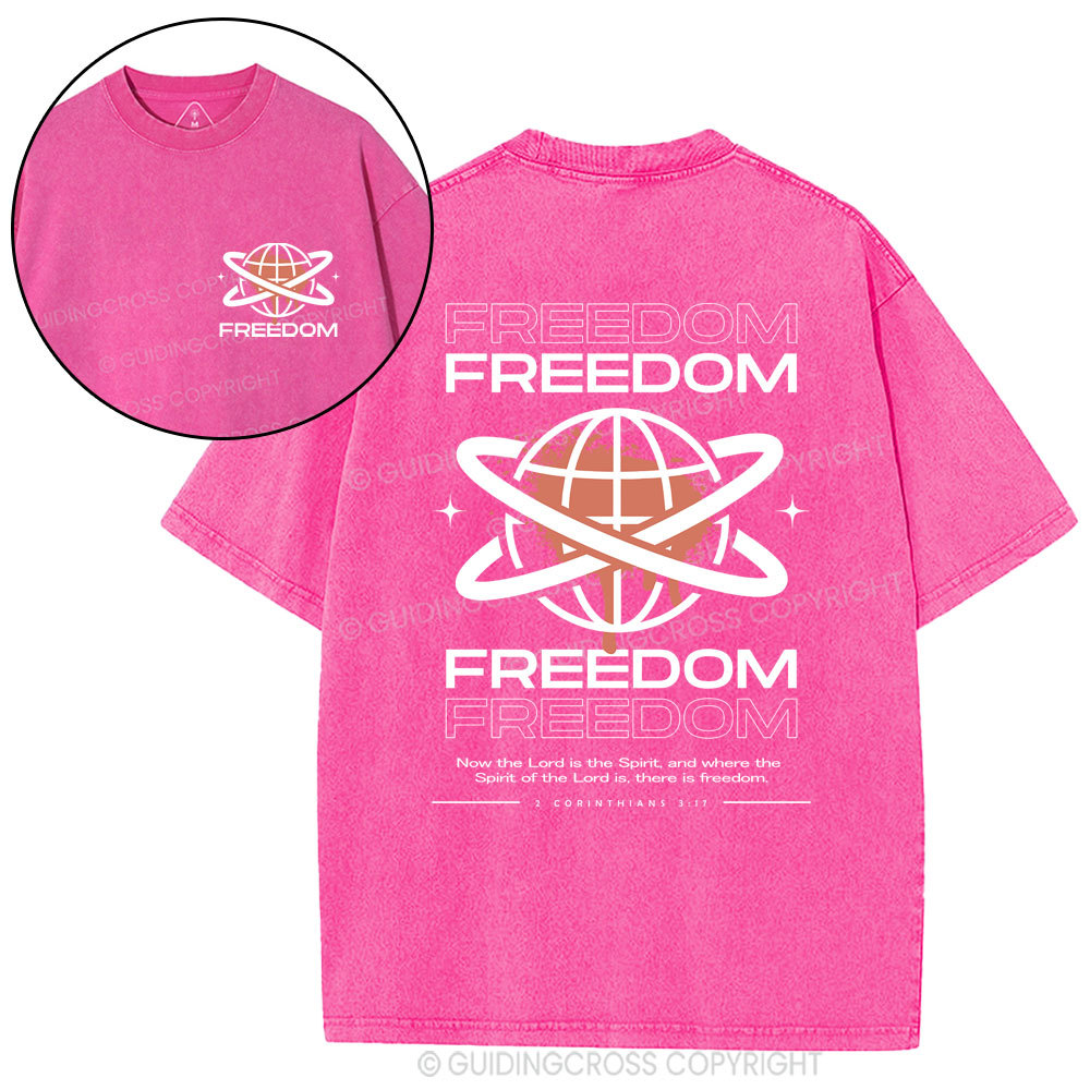 Freedom Christian Washed T-Shirt