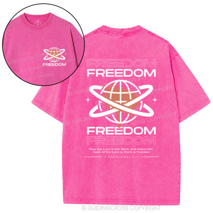 Freedom Christian Washed T-Shirt