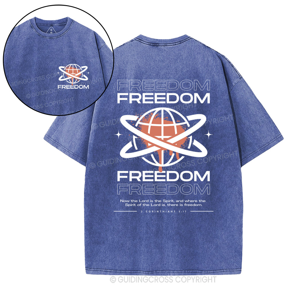 Freedom Christian Washed T-Shirt